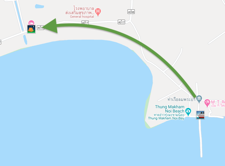Transfer from Lomprayah pier to Moonshine Resort